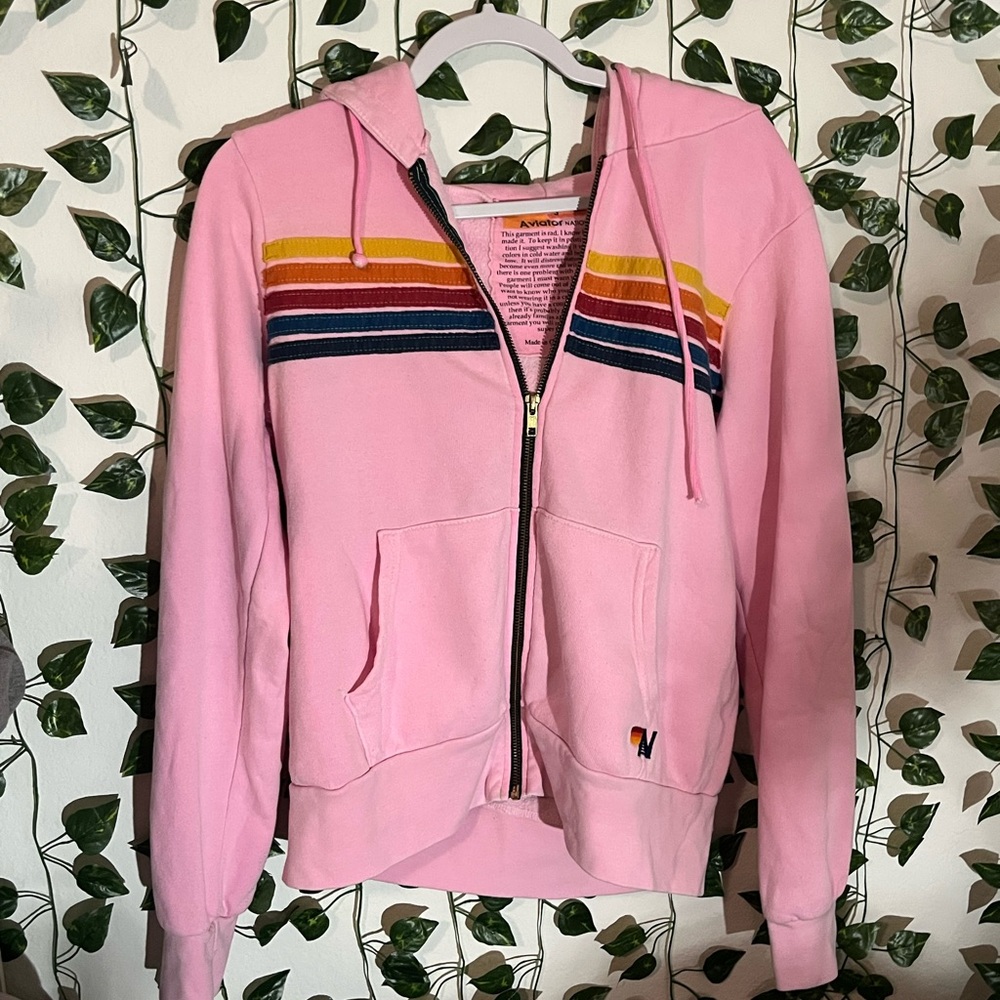 aviator nation zip up